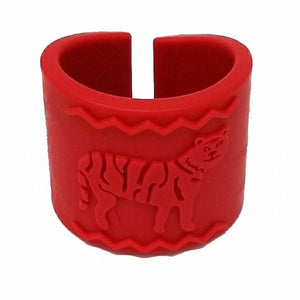 Tactile Tiger Chewable Arm Band - Red