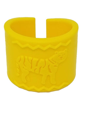 Tactile Tiger Chewable Arm Band - Yellow