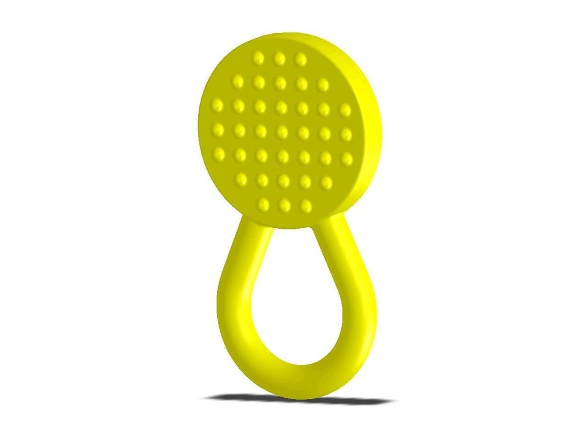 Yellow Chew Lolli Knobby Textured (Lemon Flavour) - Chew Stixx